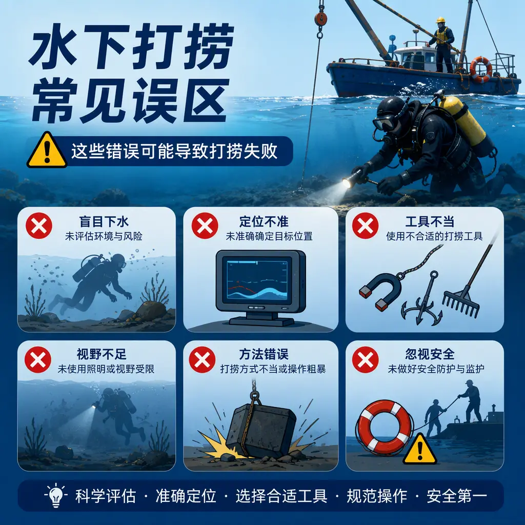 深耕水下打捞，兼顾民用失物与工程潜水作业曲靖
